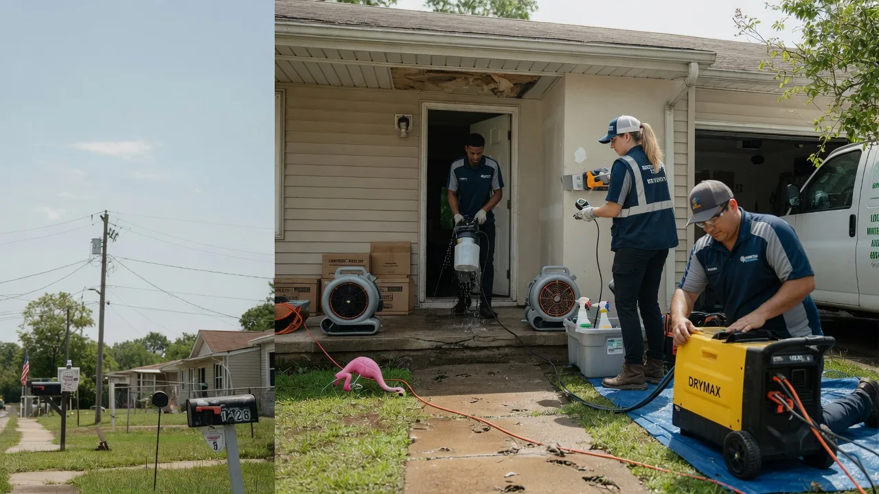 Storm Damage Water Removal in Bryan, TX near me